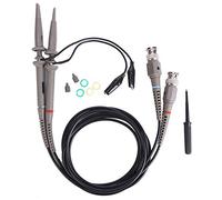 Sonda de Osciloscopio de Alta Precisión, Kit 1X 10X, 100MHz - Ajuste Preciso, Anillos de Color, Uso Profesional y Educativo