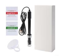 Sonda de pH con conector Bnc para acuario, hidroponía, laboratorio, prueba, electrodo, sensor potenciométrico, negro, 300 cm, kit de cable (1,2 m)