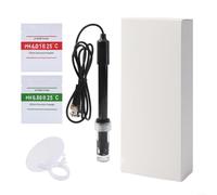 Sonda de pH con conector BNC para acuarios hidropónicos y uso de laboratorio, electrodo de rango de pH 0-14, para medidor de pH y controlador, cable de 1,2 m con amortiguadores de calibración, calidad