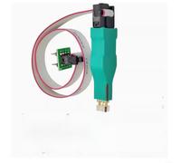 Sonda de prueba de chip para TSSOP8 MSOP8, distancia entre pines de 0,65 mm, cable de programación IC con contacto de resorte para lectura y escritura, cable de 30 cm para flash Burning y reparación