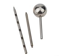 Sonda de prueba de suelo de acero inoxidable de 14 pulgadas, medidor de humedad de jardín, herramienta de muestreo manual para plantas de interior, análisis de plantación de jardín al aire libre