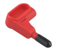 Sonda de prueba magnética de 4 mm con cabeza de plátano compatible con accesorios de multímetro, para tareas de prueba de campo magnético (rojo)