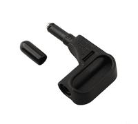 Sonda de prueba magnética de 4 mm con cabeza de plátano compatible con accesorios de multímetro, para tareas de prueba de campo magnético (negro)
