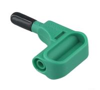 Sonda de prueba magnética de cabeza de plátano de 4 mm para multímetros digitales, construcción de cobre y nailon PA66 para diagnósticos eléctricos (verde)