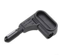 Sonda de prueba magnética de cabeza de plátano de 4 mm para multímetros digitales, construcción de cobre y nailon PA66 para diagnósticos eléctricos (negro)