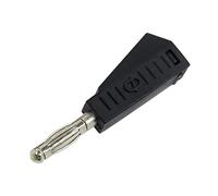 Sonda de prueba niquelado altavoz del enchufe de plátano 20pcs conector Sonda de prueba de 4mm Binding Post(Black)