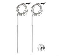 Sonda de repuesto compatible con Thermopro TP17 TP27, acero inoxidable de 20,5 cm, diseñada para una integridad rápida y a largo plazo (2 piezas)