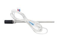 Sonda de sensor de temperatura tipo K con termopar de acero inoxidable de 50 cm - Diámetro de rosca de 8 mm y diámetro de sonda de 0,5 cm - Incluye cable de extensión del (campeonato mundial)