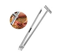 Sonda de suelo de acero inoxidable, herramienta de prueba agrícola duradera para un muestreo eficiente del suelo, análisis de granos y evaluación de campo, ideal para agricultores y jardineros