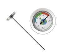 Sonda de temperatura de acero inoxidable de 200 mm a prueba de herrumbre para compostaje eficiente y crecimiento de plantas agrícolas Uso en granjas domésticas Dispositivo de temperatura del suelo
