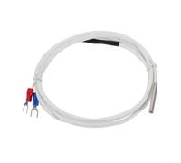 Sonda de temperatura de termopar tipo K, alambre de sensor de acero inoxidable de 0 a 800 °C con diseño de 2 cables para control de calefacción industrial, 1 m (5 metros)