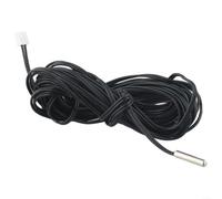 Sonda de temperatura termistor impermeable 10K 4 x 20 mm, esencial para operaciones de aire acondicionado y refrigerador (5 m)