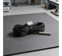 Sonda de temperatura termistor impermeable 10K 4 x 20 mm, esencial para operaciones de aire acondicionado y refrigerador (2 m)