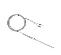 Sonda de temperatura termopar con rosca de cable, 0-800 grados, M8, 1 m, 2 m, 300 cm, 5 m, KJ PT100, 50 mm, 150 mm, 100 mm y 200 mm(300cm M8 K,150mm)