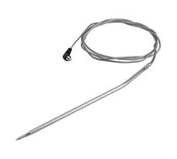 Sonda de termómetro de carne de acero inoxidable 304 y clip de repuesto para parrillas de barbacoa ThermoPro TP25 TP27, diseño reductor fácil de limpiar (1 unidad)