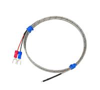Sonda de termopar tipo K, 600 °C, cordón soldado, cable de Sensor de temperatura de alta sensibilidad, 1 Uds.(K-7m-0-600)