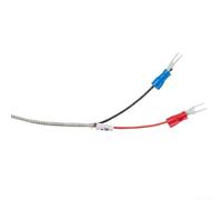 Sonda de termopar tipo K para aplicaciones industriales de monitoreo de temperatura de horno, caldera e intercambiador de calor (30mm-Wire 1m)