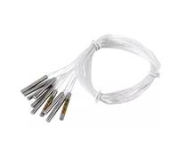 Sonda del sensor de temperatura A/B alta precisión, tubo sin costura acero inoxidable 316, Control procesos industriales 4x30mm(B PT100 2-wires 1M)