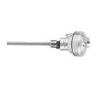 Sonda del Sensor de Temperatura RTD PT100, 1 2 NPT Rosca Medición de Prueba de Acero Inoxidable Termopar Terminal Tubo de Cabeza 400 Mm (Tubo de protección 100mm)