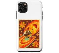 Sonda Espacial Estilo Voyager con Flor Golden Record de los años 70 Carcasa para iPhone 11 Pro MAX