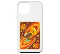 Sonda Espacial Estilo Voyager con Flor Golden Record de los años 70 Carcasa para iPhone 12 Mini