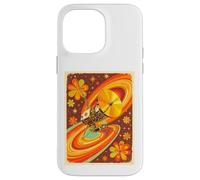 Sonda Espacial Estilo Voyager con Flor Golden Record de los años 70 Carcasa para iPhone 14 Pro MAX