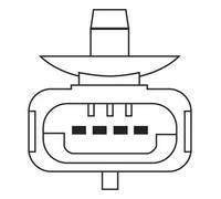 RIDEX 3922L0005 Sonda lambda térmico 315mm para OPEL Vivaro A Combi (X83)
