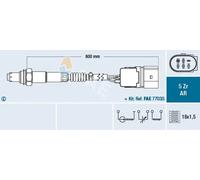 Sonda lambda 75357 FAE para VW SEAT SKODA AUDI FORD