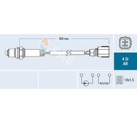 Sonda lambda 75655 FAE para TOYOTA LEXUS