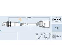 Sonda lambda 77205 FAE para AUDI VW SKODA