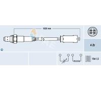 FAE Sonda Lambda para BMW: SÃ©rie 7, SÃ©rie 3, Z3, X5, SÃ©rie 5, X3, Z4 & LAND ROVER: Range Rover (Ref: 77238)