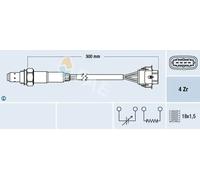 Sonda lambda 77246 FAE para OPEL SAAB