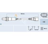 Sonda lambda 77459 FAE para VW AUDI SEAT