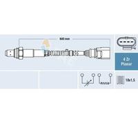 Sonda lambda 77697 FAE para VW AUDI SEAT SKODA