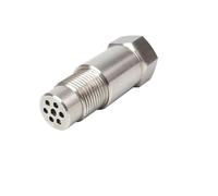Sonda Lambda Adaptador Espaciador De Sensor De O2 Minicatalizador CEL De Luz De Verificación Motor Universal Acero Inoxidable SS304 M18 X 1,5 Sensor De Oxígeno(B)