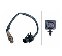 Sonda Lambda Calefactada 5 Pines 300 mm Cables HELLA Compatible con u.a. BMW X6
