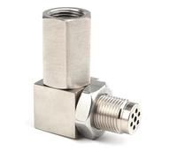 Sonda lambda Conector Adaptador Sensor Oxígeno Coche 90 Grados M18 Conector 90 Grados Sensor Oxígeno Coche Sensores oxígeno