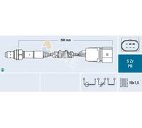Sonda lambda de banda ancha 75038 FAE para VW SEAT SKODA