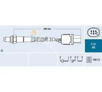 Sonda lambda de banda ancha 75059 FAE para CITROËN PEUGEOT ALFA ROMEO FIAT MINI
