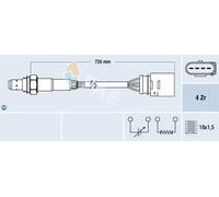 Sonda lambda delante del catalizador Sonda de regulación 77139 FAE para SEAT VW