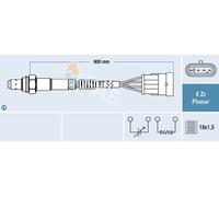 Sonda lambda delante del catalizador Sonda de regulación 77362 FAE para LANCIA