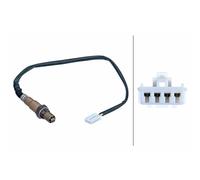 Sonda Lambda HELLA calefactada 4 polos 375 mm Cable para u.a. MITSUBISHI COLT