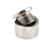 Sonda Lambda Juego Tapón Hexagonal SS304 Y Tuerca Base Con Muescas Tapa Sensor Lambda Adaptador Soldada Para Instalación Oxígeno M18*1.5 Sensor De Oxígeno
