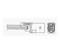 NGK Sonda Lambda para VOLKSWAGEN: Golf, Passat, Touran, Jetta & SEAT: Leon, Altea, Toledo & AUDI: A3 & SKODA: Octavia (Ref: 0033)
