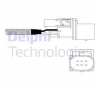 Sonda lambda Sensor de paso ES11015-12B1 DELPHI para SKODA VW AUDI