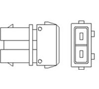 Sonda lambda sin calentamiento 466016355131 MAGNETI MARELLI para VW SEAT
