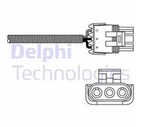 Sonda lambda Sonda convencional ES10969-12B1 DELPHI para RENAULT 19 I Chamade