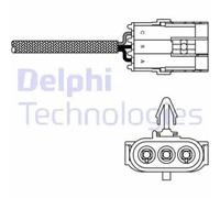 Sonda lambda Sonda convencional ES10992-12B1 DELPHI para RENAULT CLIO I TWINGO I