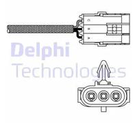 Sonda lambda Sonda convencional ES10995-12B1 DELPHI para RENAULT CLIO I TWINGO I