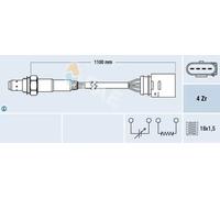 Sonda lambda Sonda de regulación 77140 FAE para VW AUDI SKODA